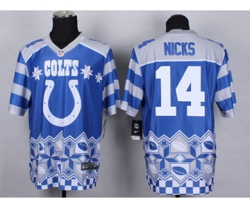 Nike Indianapolis Colts #14 Hakeem Nicks 2015 Noble Fashion Elite Jersey