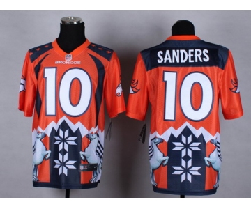 Nike Denver Broncos #10 Emmanuel Sanders 2015 Noble Fashion Elite Jersey