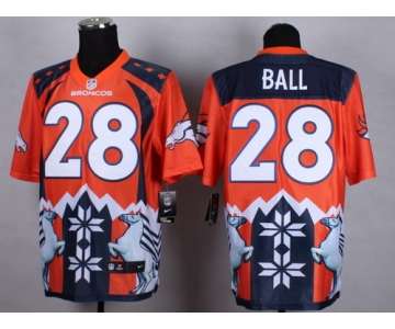 Nike Denver Broncos #28 Montee Ball 2015 Noble Fashion Elite Jersey