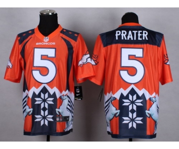 Nike Denver Broncos #5 Matt Prater 2015 Noble Fashion Elite Jersey