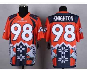 Nike Denver Broncos #98 Terrance Knighton 2015 Noble Fashion Elite Jersey