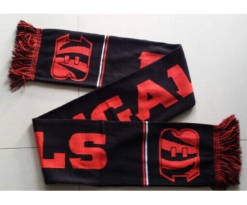 Cincinnati Bengals Black Scarf