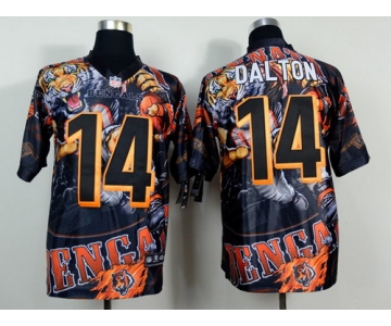 Nike Cincinnati Bengals #14 Andy Dalton 2014 Fanatic Fashion Elite Jersey