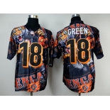 Nike Cincinnati Bengals #18 A.J. Green 2014 Fanatic Fashion Elite Jersey