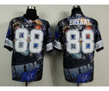 Nike Dallas Cowboys #88 Dez Bryant 2014 Fanatic Fashion Elite Jersey