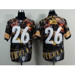 Nike Pittsburgh Steelers #26 LeVeon Bell 2014 Fanatic Fashion Elite Jersey