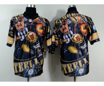Nike Pittsburgh Steelers Blank 2014 Fanatic Fashion Elite Jersey