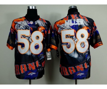 Nike Denver Broncos #58 Von Miller 2014 Fanatic Fashion Elite Jersey