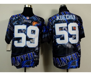 Nike Carolina Panthers #59 Luke Kuechly 2014 Fanatic Fashion Elite Jersey