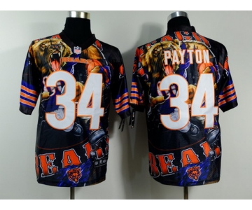 Nike Chicago Bears #34 Walter Payton 2014 Fanatic Fashion Elite Jersey