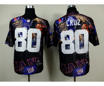 Nike New York Giants #80 Victor Cruz 2014 Fanatic Fashion Elite Jersey