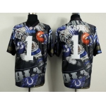 Nike Indianapolis Colts #1 Pat McAfee 2014 Fanatic Fashion Elite Jersey