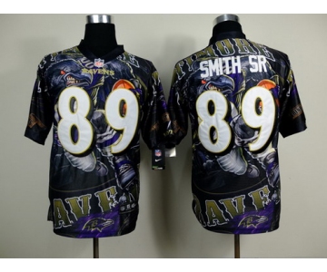 Nike Baltimore Ravens #89 Steve Smith Sr 2014 Fanatic Fashion Elite Jersey