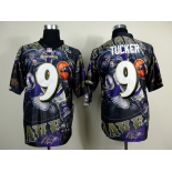 Nike Baltimore Ravens #9 Justin Tucker 2014 Fanatic Fashion Elite Jersey