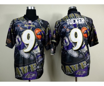 Nike Baltimore Ravens #9 Justin Tucker 2014 Fanatic Fashion Elite Jersey