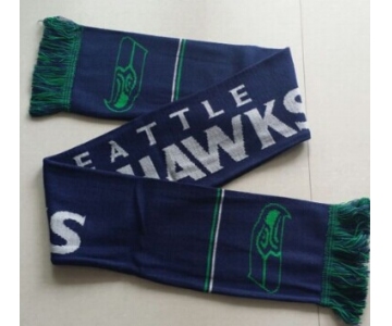 Seattle Seahawks Navy Blue Scarf