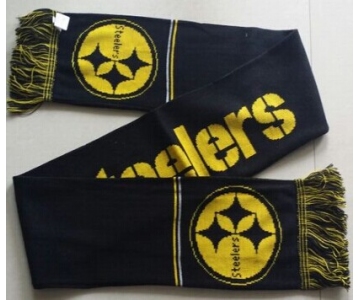 Pittsburgh Steelers Black Scarf