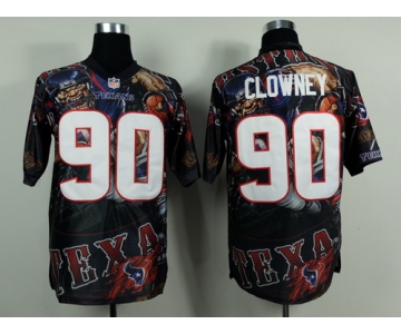 Nike Houston Texans #90 Jadeveon Clowney 2014 Fanatic Fashion Elite Jersey