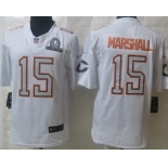 Nike Chicago Bears #15 Brandon Marshall 2014 Pro Bowl White Jersey