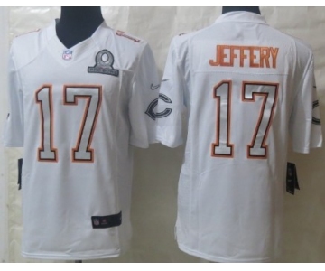 Nike Chicago Bears #17 Alshon Jeffery 2014 Pro Bowl White Jersey
