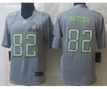 Nike Dallas Cowboys #82 Jason Witten 2014 Pro Bowl Gray Jersey