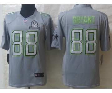 Nike Dallas Cowboys #88 Dez Bryant 2014 Pro Bowl Gray Jersey