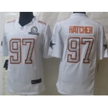 Nike Dallas Cowboys #97 Jason Hatcher 2014 Pro Bowl White Jersey