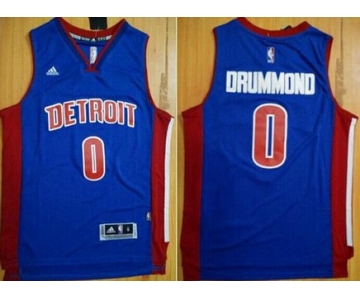 Men's Detroit Pistons #0 Andre Drummond Revolution 30 Swingman New Blue Jersey