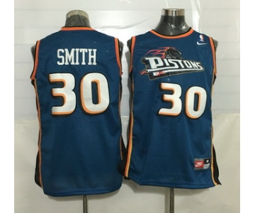 Men's Detroit Pistons #30 Joe Smith Teal Green Soul Swingman Jersey