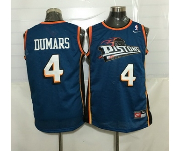 Men's Detroit Pistons #4 Joe Dumars Teal Green Soul Swingman Jersey