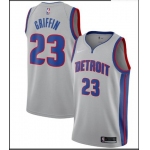 Nike Detroit Pistons #23 Blake GriffinSilver NBA Swingman Statement Edition Jersey