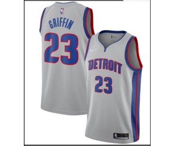 Nike Detroit Pistons #23 Blake GriffinSilver NBA Swingman Statement Edition Jersey