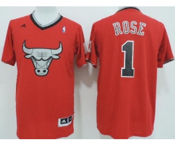 Chicago Bulls #1 Derrick Rose Revolution 30 Swingman 2013 Christmas Day Red Jersey