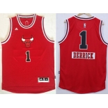 Chicago Bulls #1 Derrick Rose Revolution 30 Swingman 2014 Christmas Day Red Jersey