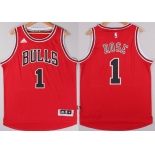 Chicago Bulls #1 Derrick Rose Revolution 30 Swingman 2014 New Red Jersey