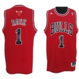 Chicago Bulls #1 Derrick Rose Revolution 30 Swingman Red Jersey