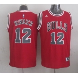 Chicago Bulls #12 Kirk Hinrich Revolution 30 Swingman 2014 New Red Jersey