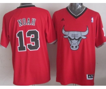 Chicago Bulls #13 Joakim Noah Revolution 30 Swingman 2013 Christmas Day Red Jersey