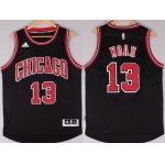 Chicago Bulls #13 Joakim Noah Revolution 30 Swingman 2014 New Black Jersey