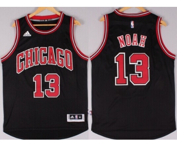 Chicago Bulls #13 Joakim Noah Revolution 30 Swingman 2014 New Black Jersey