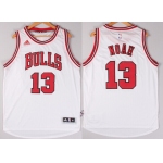 Chicago Bulls #13 Joakim Noah Revolution 30 Swingman 2014 New White Jersey