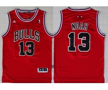 Chicago Bulls #13 Joakim Noah Revolution 30 Swingman Red Jersey