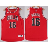 Chicago Bulls #16 Pau Gasol Revolution 30 Swingman 2014 New Red Jersey