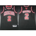 Chicago Bulls #2 Nate Robinson Revolution 30 Swingman Black Jersey