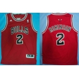Chicago Bulls #2 Nate Robinson Revolution 30 Swingman Red Jersey