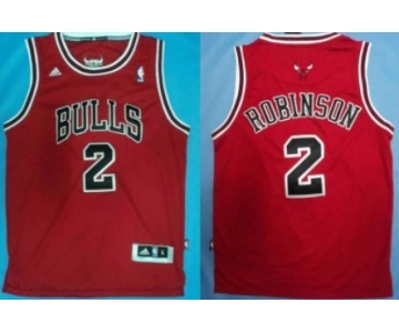 Chicago Bulls #2 Nate Robinson Revolution 30 Swingman Red Jersey