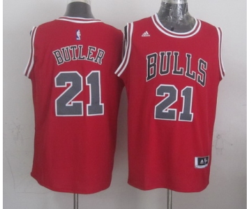 Chicago Bulls #21 Jimmy Butler Revolution 30 Swingman 2014 New Red Jersey