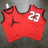 Chicago Bulls 23 Air Jordan Big Logo Swingman Red Jersey