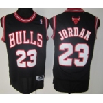 Chicago Bulls #23 Michael Jordan Revolution 30 Swingman Black Jersey