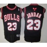 Chicago Bulls #23 Michael Jordan Revolution 30 Swingman Black Jersey